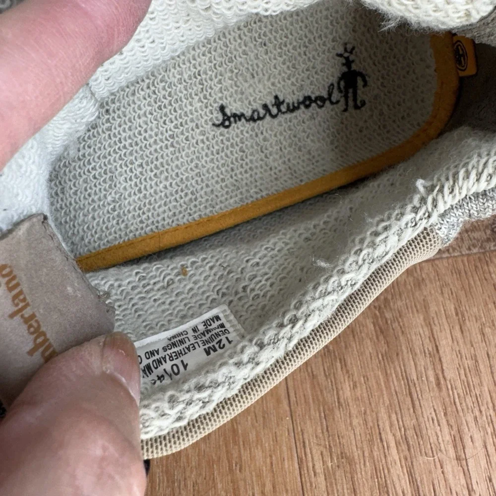 Timberland Smartwool Shoes Mens Size 12 Tan Leather Hiking Camping